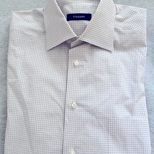 Tindari size large men’s long sleeve dress shirt